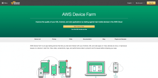 Mobile App Testing on Devices – AWS Device Farm