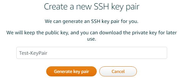 Generating New AWS Lightsail SSH Key