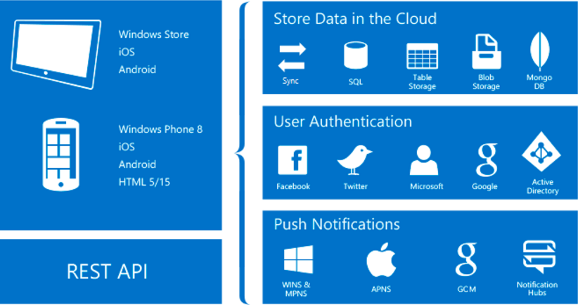 Store data in the cloud