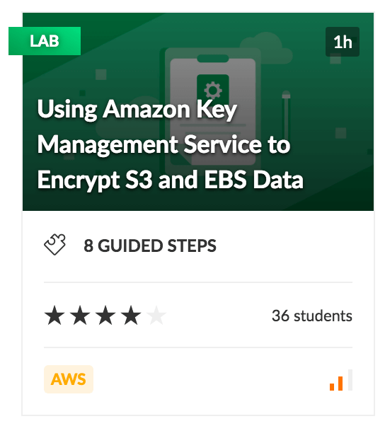 Using Amazon Key Management Service to Encrypt S3 and EBS Data