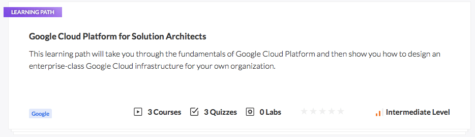 Google Cloud Platform for Solution Architects