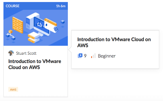 Introduction to VMware Cloud on AWS