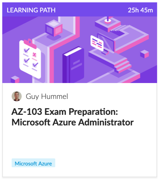 AZ-103 Exam Preparation: Microsoft Azure Administrator