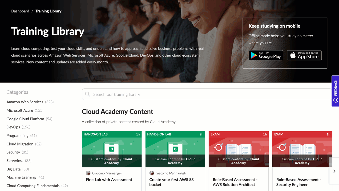 Cloud Academy Training Library