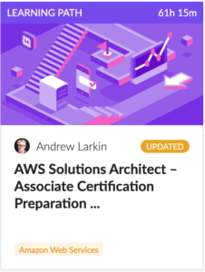 AWS Solutions Architect Associate Learning Path