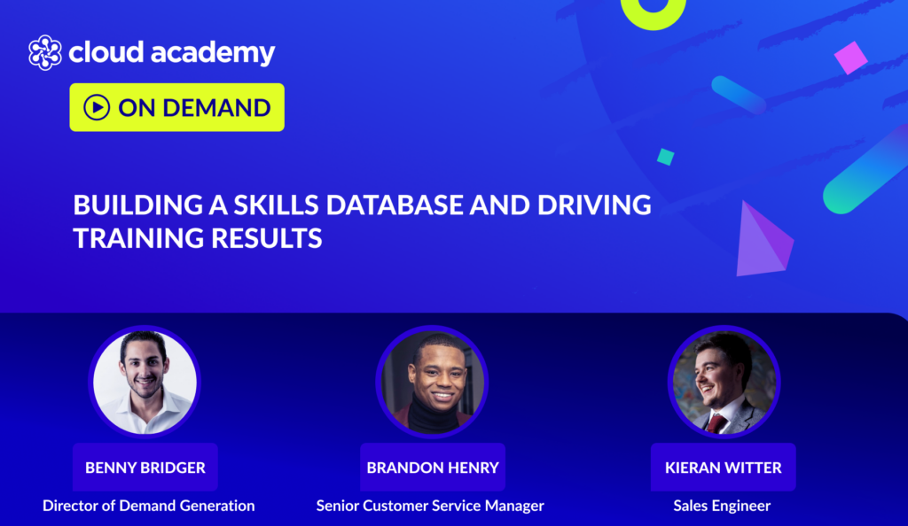 Building a Skills Database and Driving Training Results
